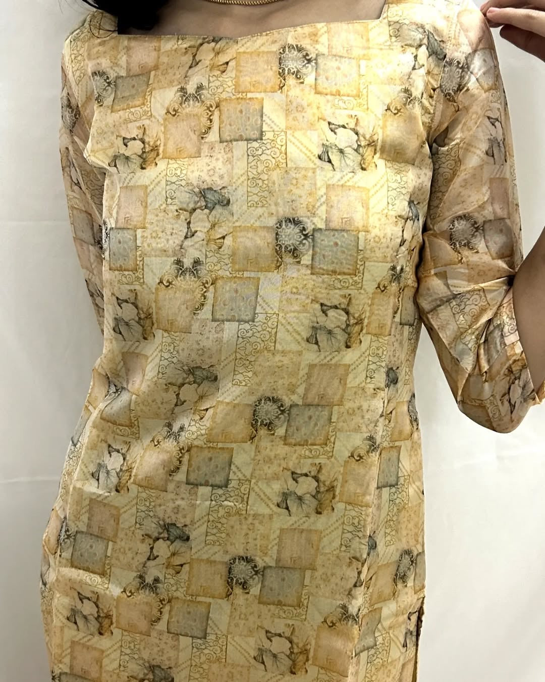 Yellow Organza