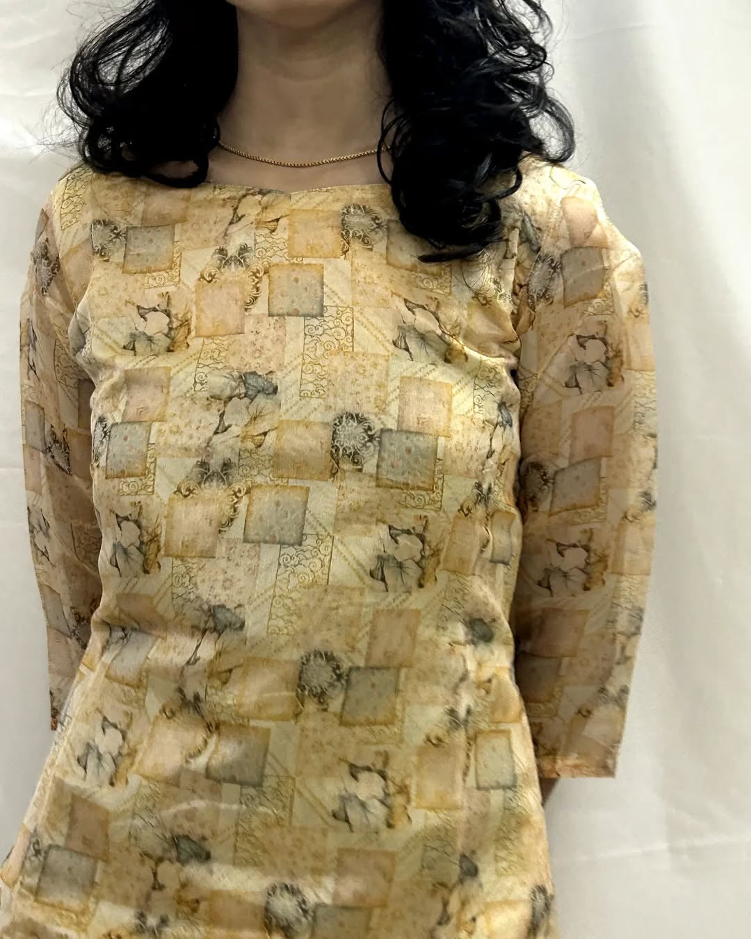 Yellow Organza